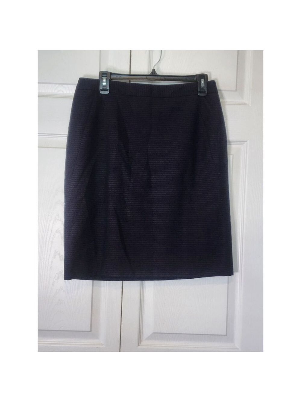 Chadwicks Skirt Black Purple Size 10 Petite